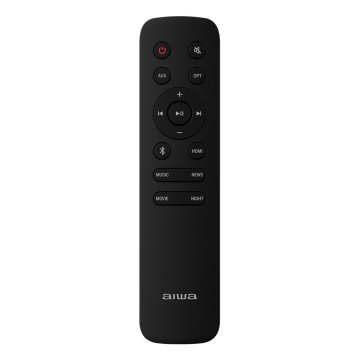 Barra De Sonido Aiwa He-950bt Salida 60w Rms Bluetooth 5.3 Entrada Hdmi-arc + Cec In-optica Usb 2
