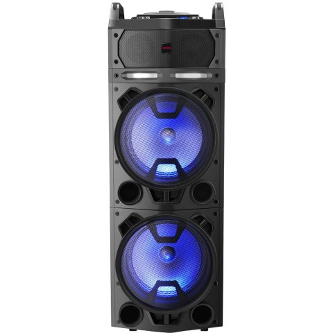 Altavoz Bluetooth Trolley Aiwa Kbtus-900 Bluetooth 4.2 Salida 100w Rms Bateria 7000mah Radio Fm 2 Microfonos Inalambricos Inc