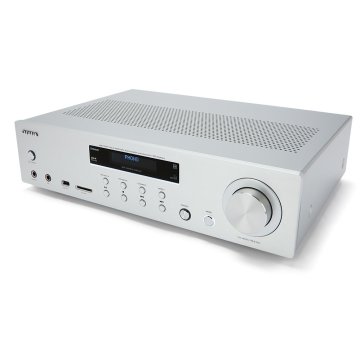 Amplificador Bluetooth Aiwa Amu-120bt Silver Estereo De 120w Rms 7 Entradas Analogicas Phono Y Bt 5.0 Usb sd 2