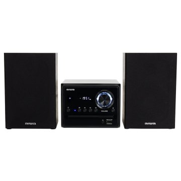 Micro Cadena De Musica Aiwa Msbtu-300 Bluetooth 4.2 Reproductor De Cd   Usb Radio Fm 2 Altavoces 10+10w Rms 2