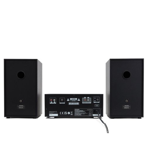 Micro Cadena De Musica Aiwa Msbtu-500 Bluetooth 5.0 Reproductor De Cd   Usb Radio Fm 2 Altavoces Hyperbass Mdf 50w Rms