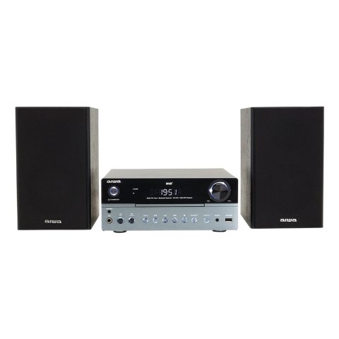Micro Cadena De Musica Aiwa Msbtu-700 Dab Bluetooth 5.0 Reproductor De Cd   Usb Radio Fm Dab Altavoces 2x25w
