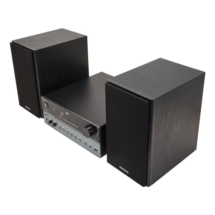 Micro Cadena De Musica Aiwa Msbtu-700 Dab Bluetooth 5.0 Reproductor De Cd   Usb Radio Fm Dab Altavoces 2x25w