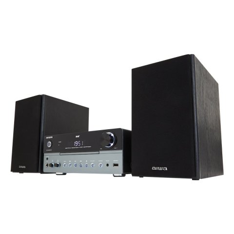 Micro Cadena De Musica Aiwa Msbtu-700 Dab Bluetooth 5.0 Reproductor De Cd   Usb Radio Fm Dab Altavoces 2x25w