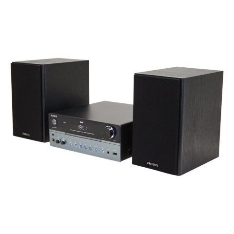 Micro Cadena De Musica Aiwa Msbtu-700 Dab Bluetooth 5.0 Reproductor De Cd   Usb Radio Fm Dab Altavoces 2x25w