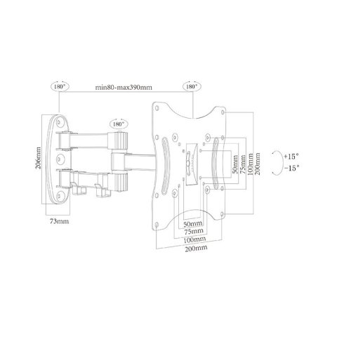 Soporte De Pared Orientable Approx Para...