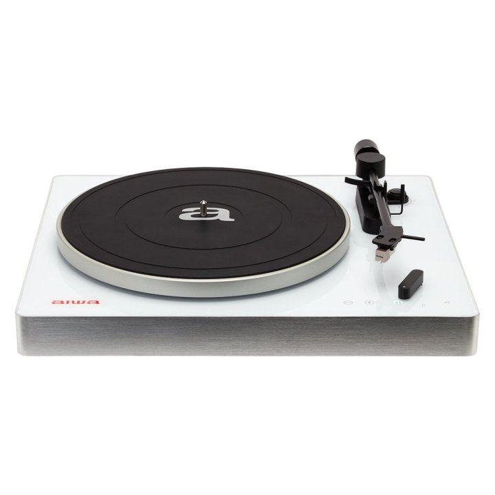 Tocadiscos Bluetooth Aiwa Apx-680bt White Alta Precision Bt 5.0 Plato De Metal 27.5cm Tres Velocidades 33, 1 3 ,45 Rpm Lector
