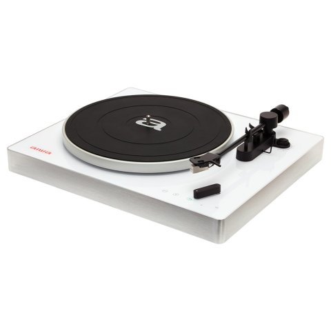 Tocadiscos Bluetooth Aiwa Apx-680bt White Alta Precision Bt 5.0 Plato De Metal 27.5cm Tres Velocidades 33, 1 3 ,45 Rpm Lector
