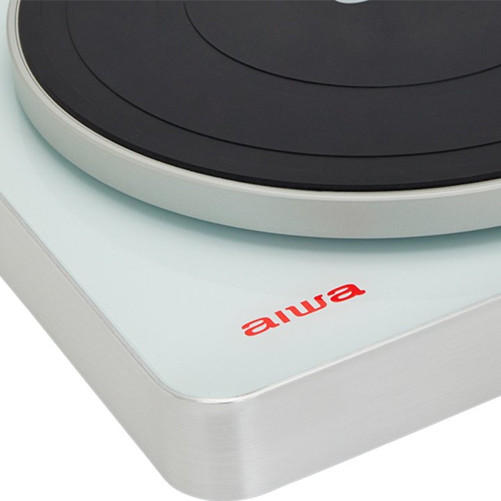 Tocadiscos Bluetooth Aiwa Apx-790bt White Alta Precision Bt 5.0 Transmision Por Correa