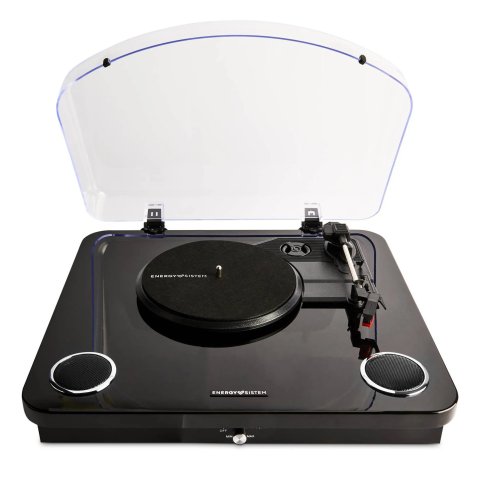 Tocadiscos Bluetooth Energy Sistem Blackspin Altavoces 5w 33-45-78 Rpm Bt Rca Digitalizacion En Usb 