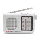 Radio Analogica Con Altavoz Aiwa Rs-55 Silver Sintonizador Analogico Altavoz Integrado Y Jack 3.5mm