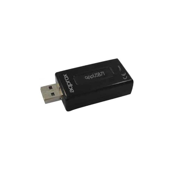 Tarjeta De Sonido Usb 7.1 Approx Appusb71 + Volumen