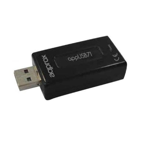 Tarjeta De Sonido Usb 7.1 Approx Appusb71 + Volumen
