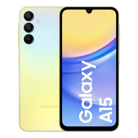 Smartphone Samsung A15 6.5" Amoled 90hz 4gb 128gb 4g 50mp 13mp Nfc Bateria 5000mah Amarillo