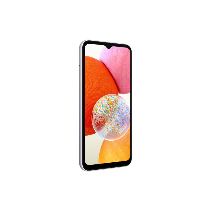 Smartphone Samsung Galaxy A14 6.6" 60hz 4gb 128gb 50mp 13mp Bateria 5000mah Plata