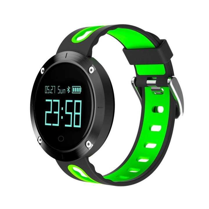 Reloj Inteligente Billow Xsg30 Pro Bluetooth 4.0 Pulsometro Tensiometro Compatible Con Android E Ios Color Negro   Verde - Of