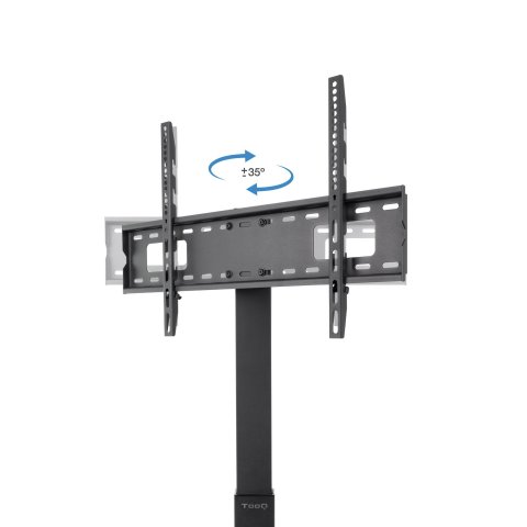 Soporte De Suelo Tooq Fs2287m-b Para Pantallas De 37 Hasta 75  Vesa Max. 600x400 Min. 200x200 Ajustable En Altura Max. 40kg B