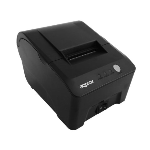 Tpv Impresora Approx Appos58mu Negra Termica 58mm Compacta Conexion Usb , Conexion A Cajon Rj11, Corte Manual