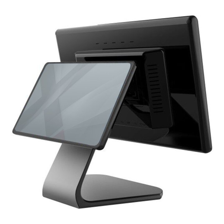 Ordenador Tpv Approx Apptpv05vfdg4-128 Negro Monitor 15.6" Visor 10.1" Tactil Fhd Celeron J4125 Qc 2.0ghz 4gb Ddr4 Ssd 128gb 