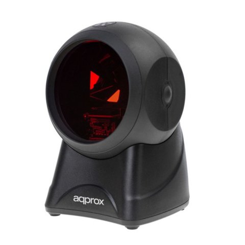 Scanner Codigo De Barras Sobremesa Approx Appls06omini Bidireccional Multilínea Conexion Usb Color Negro