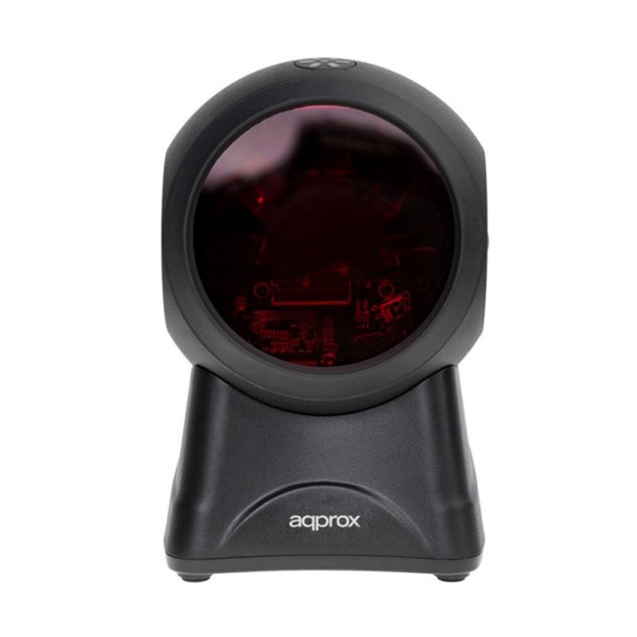 Scanner Codigo De Barras Sobremesa Approx Appls06omini Bidireccional Multilínea Conexion Usb Color Negro