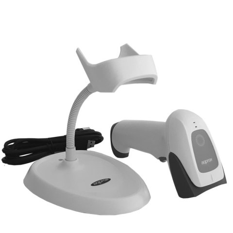 Scanner Codigo De Barras Approx Appls22wh Blanco 2d 1d Interfaz Usb Disparo Manual O Automatico Avisador De Lectura Por Led Y