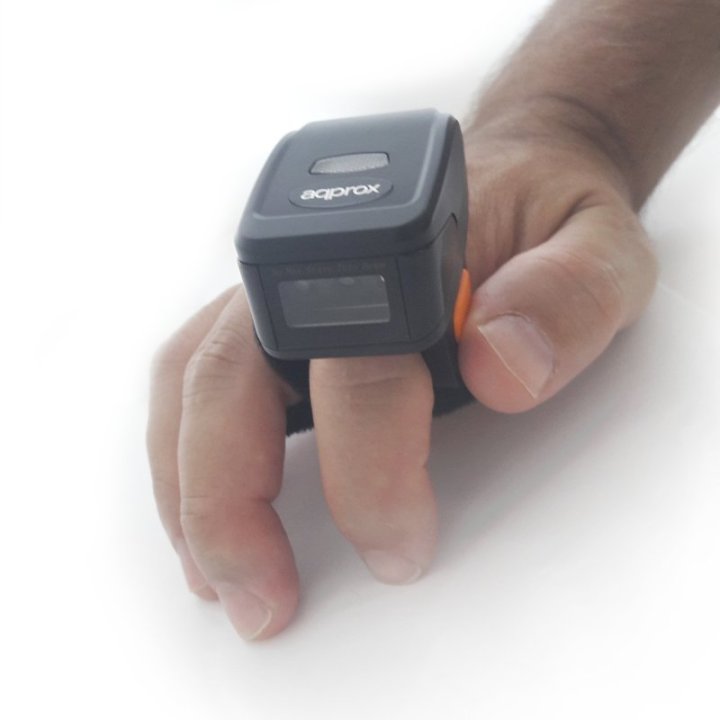 Scaner Codigo De Barras Mini Tipo Anillo Inalambrico Approx Appls14r2d Bluetooth Y Rf Lector 1d 2d