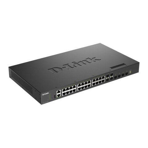 Switch Gestionable L3 D-link Stackable Dxs-3410-32xy 24x10gbase-t + 4x10g Sfp+ + 4x25g Sfp28 Multi-gl3 25g