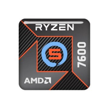 Cpu Amd Am5 Ryzen 5 7600 3.6ghz - 5.2ghz 6 Core 3mb 32mb...