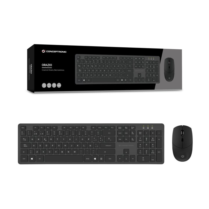Pack Teclado Y Mouse Wireless Conceptronic Orazio
