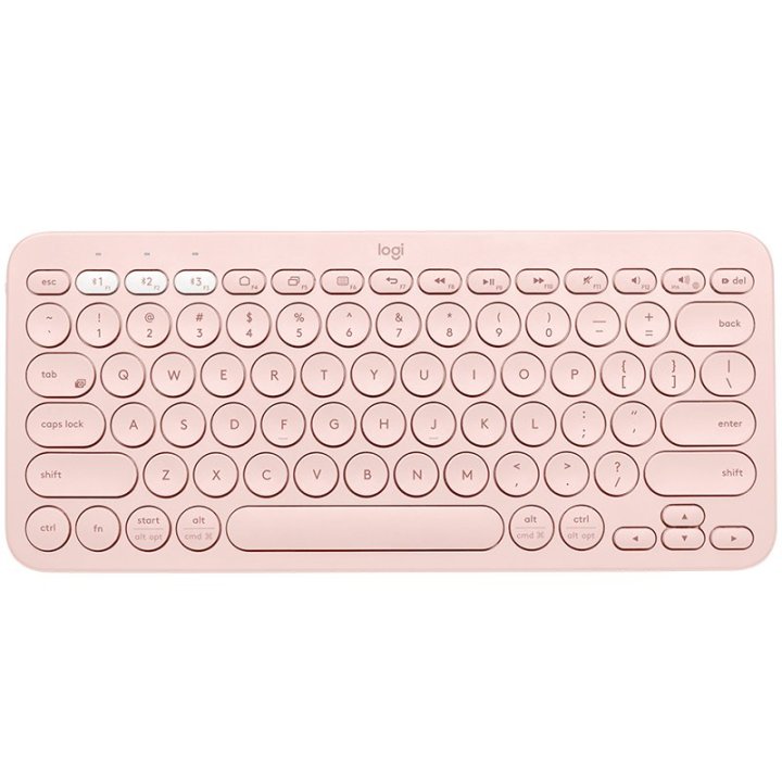 Teclado Logitech K380 Bluetooth Para Tres Dispositivos Color Rosa P n 920-009587