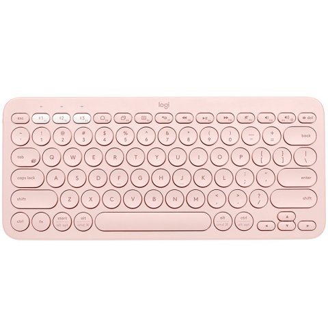 Teclado Logitech K380 Bluetooth Para Tres Dispositivos Color Rosa P n 920-009587