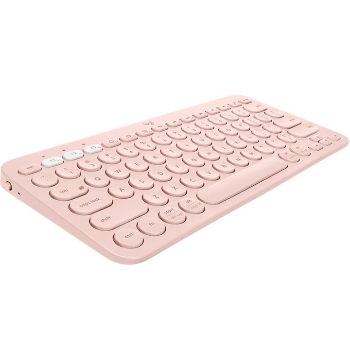 Teclado Logitech K380 Bluetooth Para Tres Dispositivos Color Rosa P n 920-009587