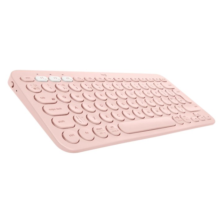 Teclado Logitech K380 Bluetooth Para Tres Dispositivos Color Rosa P n 920-009587