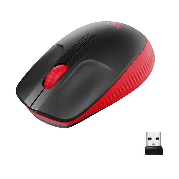 Mouse Logitech Wireless M190 Color Rojo P n 910-005908
