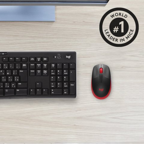 Mouse Logitech Wireless M190 Color Rojo P n 910-005908