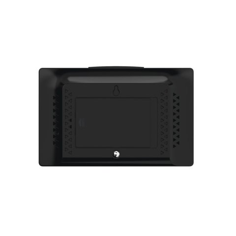 Estacion Metereologica Hama Touch Pronostico Del Tiempo Temperatura Humedad Reloj Dcf Tactil Color Negro