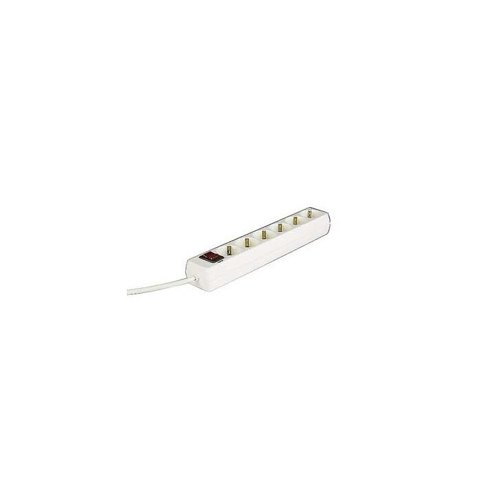 Regleta Alimentacion Hama Con 6 Tomas Interruptor 1,4m Color Blanco