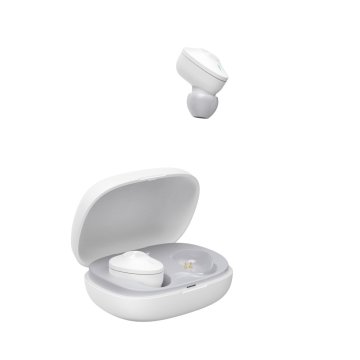Auricular Intrauditivo Bluetooth Hama Freedom Buddy Tws Bateria 16h Microfono Y Asistente Color Blanco 2