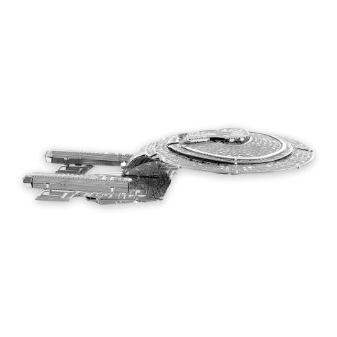 Maqueta 3d Metal Fascinations U.s.s. Enterprise Montaje Sin Pegamento Ni Soldadura Maquetas 3d
