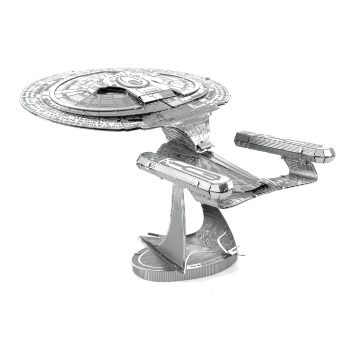 Maqueta 3d Metal Fascinations U.s.s. Enterprise Montaje Sin Pegamento Ni Soldadura Maquetas 3d