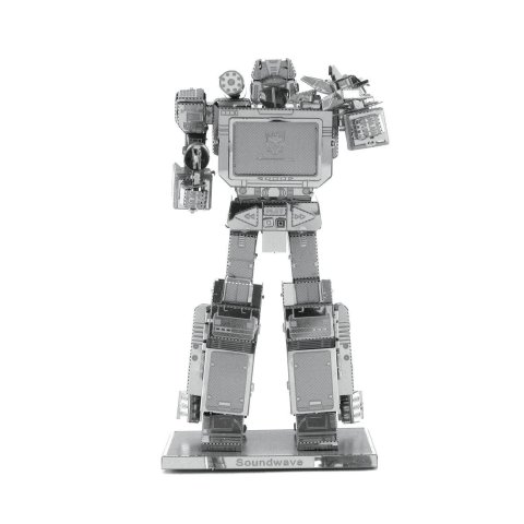 Maqueta 3d Metal Fascinations Soundwave Transformers Montaje Sin Pegamento Ni Soldadura Maquetas 3d