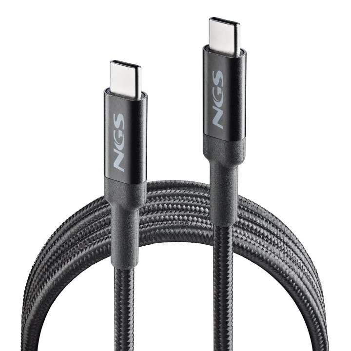 Cable De Carga Rapida Ngs Knot65w-3 Usb-c A Usb-c De 3m De Longitud