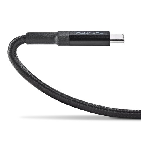 Cable De Carga Rapida Ngs Knot65w-3 Usb-c A Usb-c De 3m De Longitud