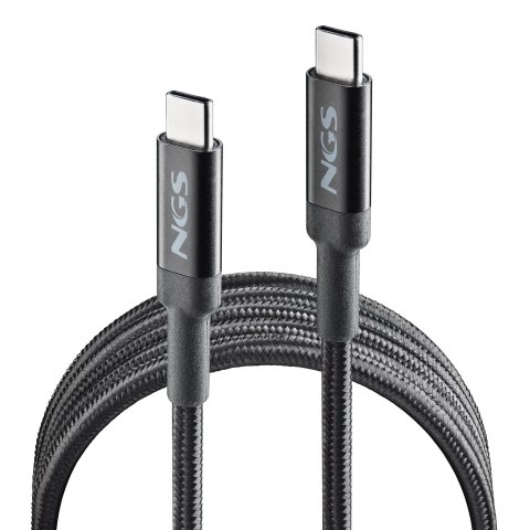 Cable De Carga Rapida Ngs Knot100w-2 Usb-c A Usb-c De 2 Metros
