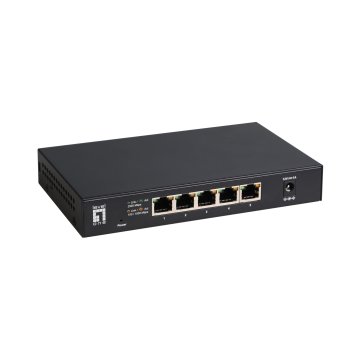 Switch No Gestionable Level One Geu-0525 5p  2.5gbe Carcasa Metal No Rack 2
