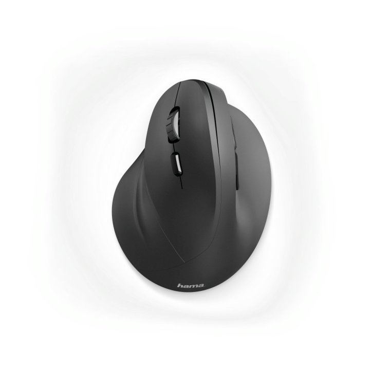 Mouse Hama Wireless Ergo Emw-500l Dpi 1000-1800 Para Zurdos  6 Botones Color Negro