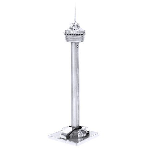Maqueta 3d Metal Fascinations Tower Of The Americas San Antonio Montaje Sin Pegamento Ni Soldadura 