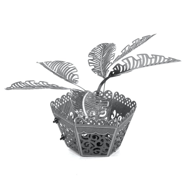 Maqueta 3d Metal Fascinations Planta Sago Palm...