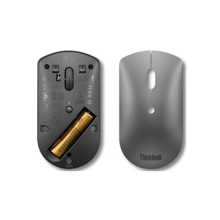Mouse Lenovo Thinkpad Silent Bluetooth 5.0 Color Gris Hierro